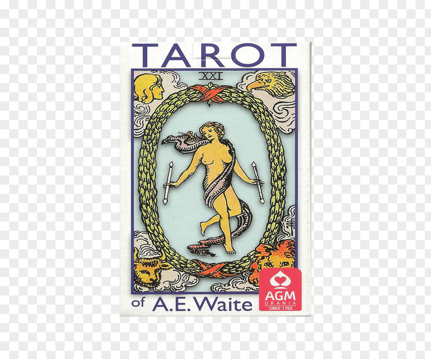 Miniature Rider Waite Tarot Deck The Tarot-Karten Pocket PNG