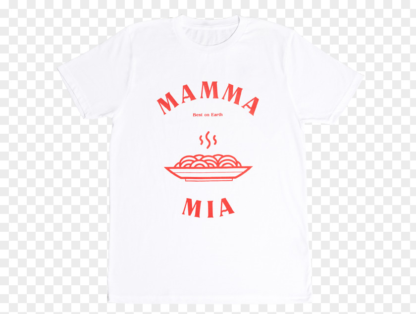 Mamma Mia T-shirt Logo Sleeve Font PNG