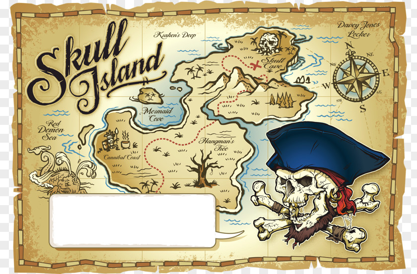 Pirate Drawing Treasure Map Piracy PNG