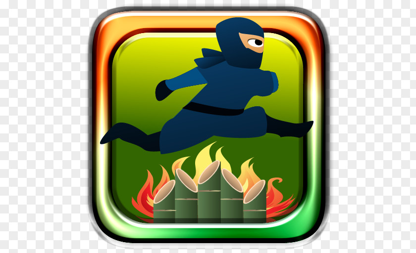 Speedy Ninja Run Logo Clip Art PNG