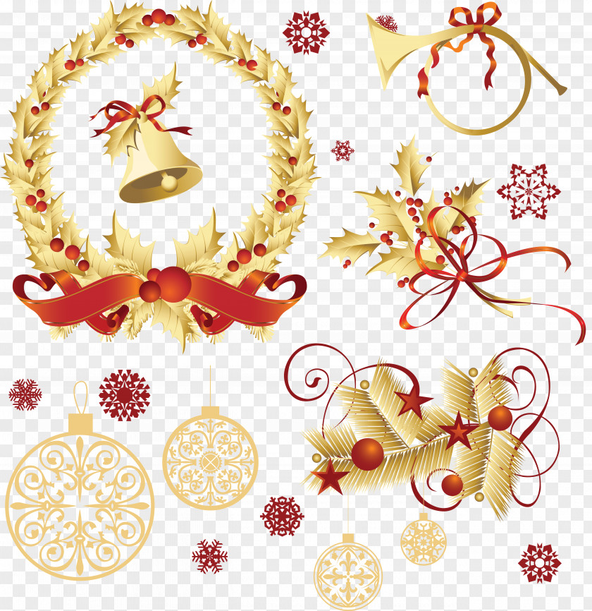 Elements Christmas Ornament Decoration Clip Art PNG