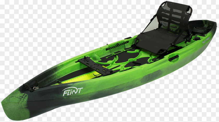 Green Fire Kayak Fishing Angling Canoe PNG