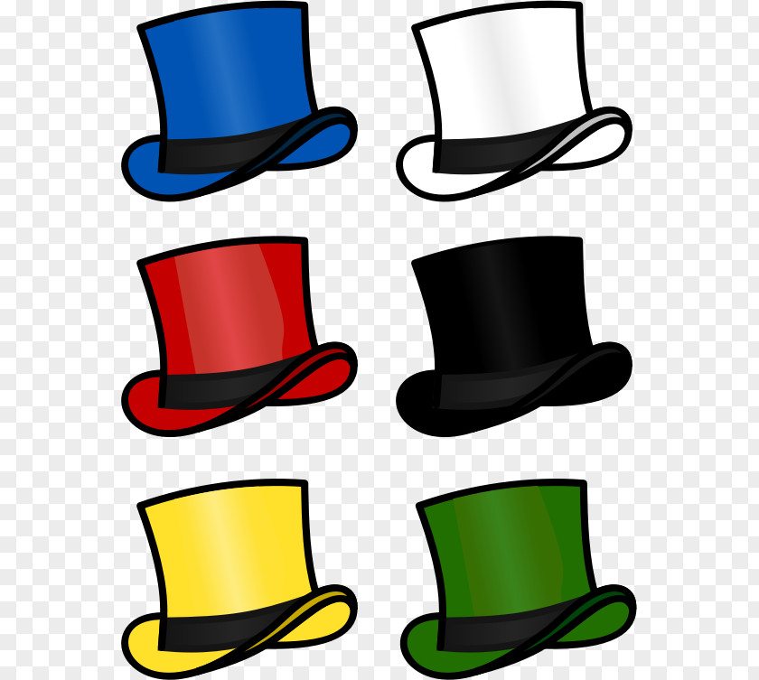 Top Hat Six Thinking Hats Creativity Clip Art PNG