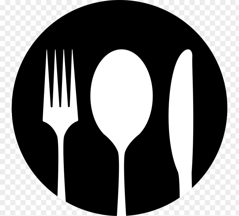 Fork Pic Knife Spoon Plate Clip Art PNG