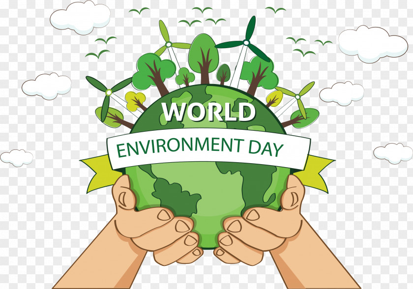 Hold The Green Earth With Both Hands World Environment Day Drylands Natural June 5 Environmental Protection PNG