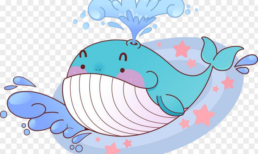Sprinkler Whale Cartoon Drawing PNG