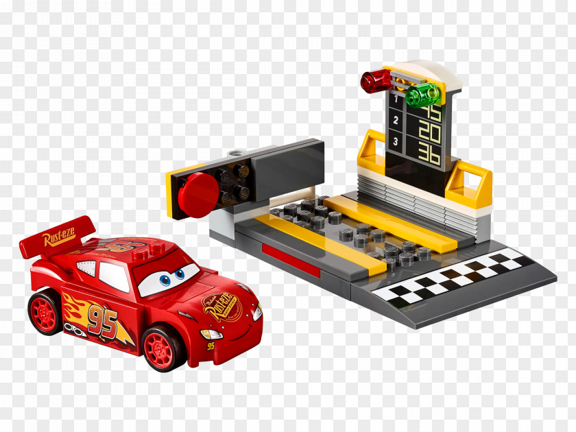Toy LEGO 10730 Juniors Lightning McQueen Speed Launcher Lego PNG