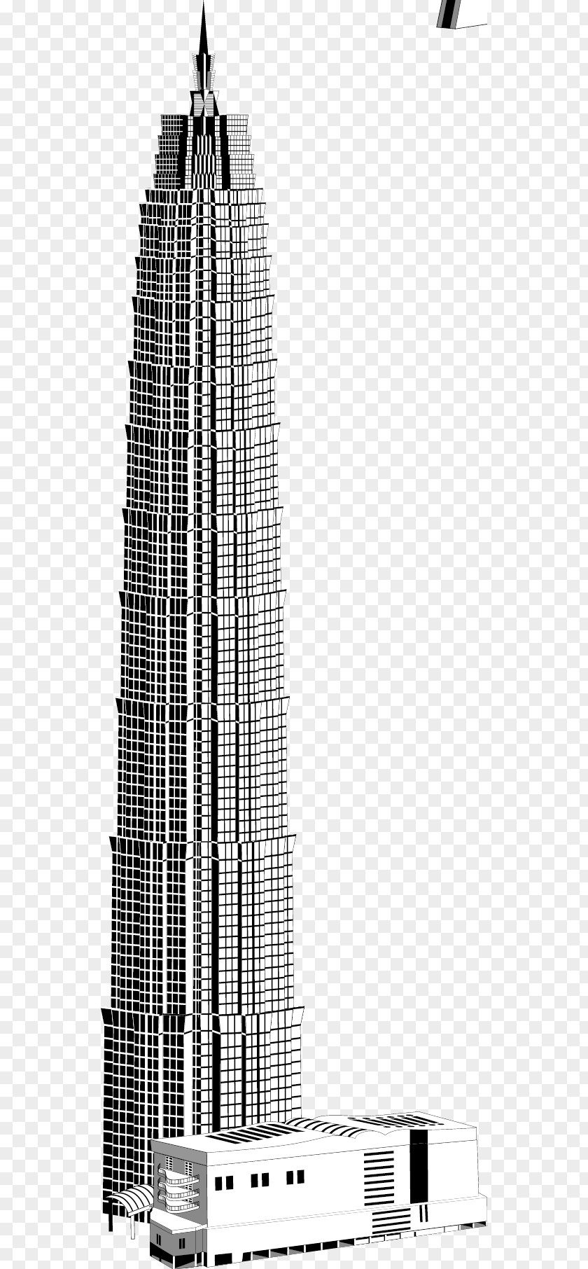 Vector Building Jin Mao Tower Shanghai World Financial Center HSBC Building, The Bund U4e2du56fdu7b2cu4e00u9ad8u697c Architecture PNG