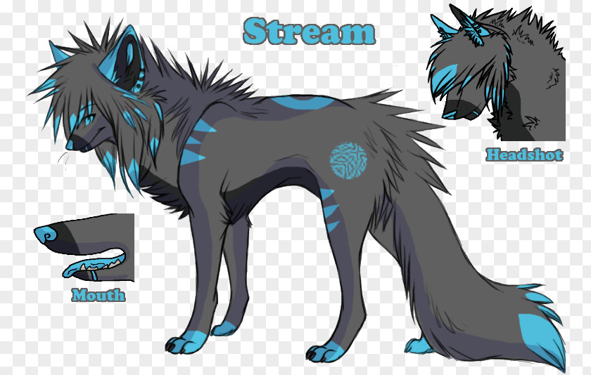 Black And Blue Wolf Canidae Wadera DeviantArt Dog PNG