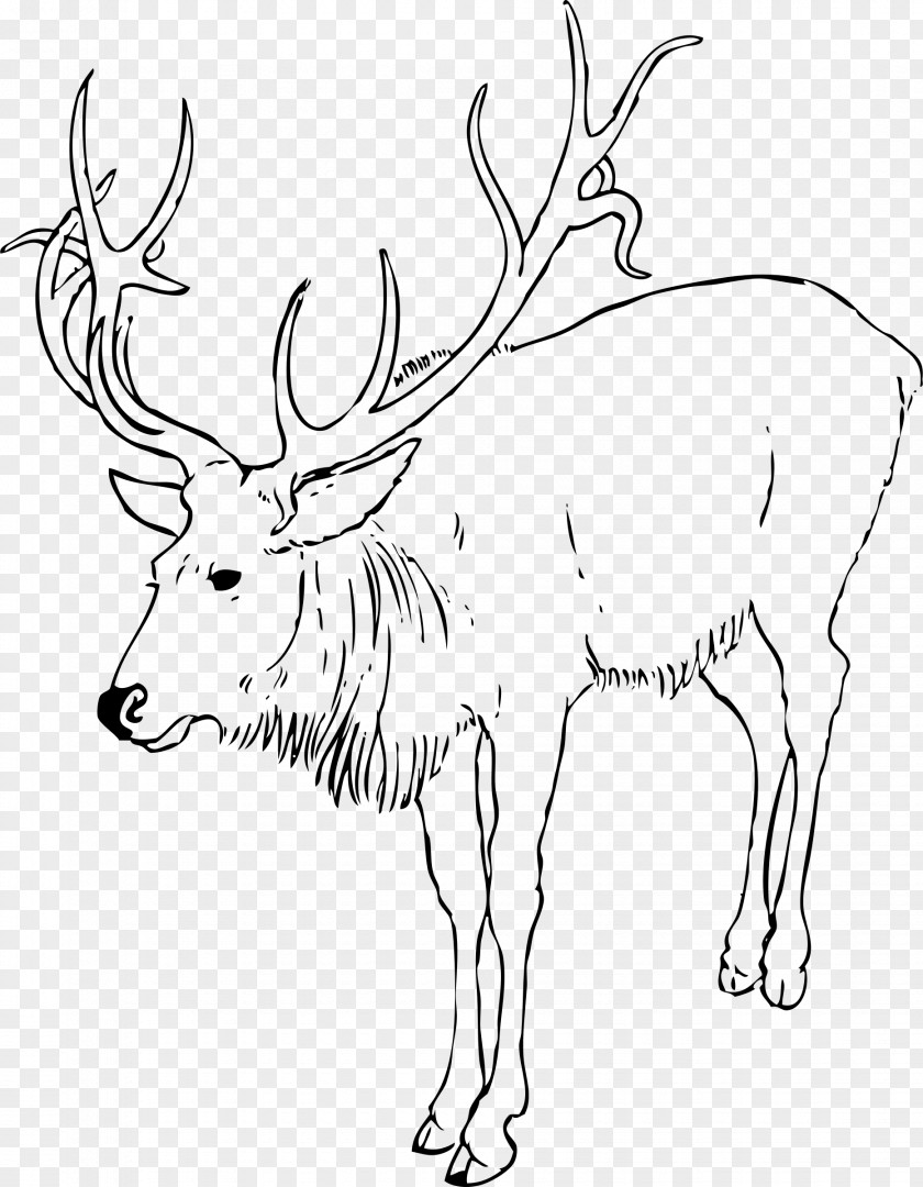 Deer Head Reindeer Rudolph Moose Clip Art PNG