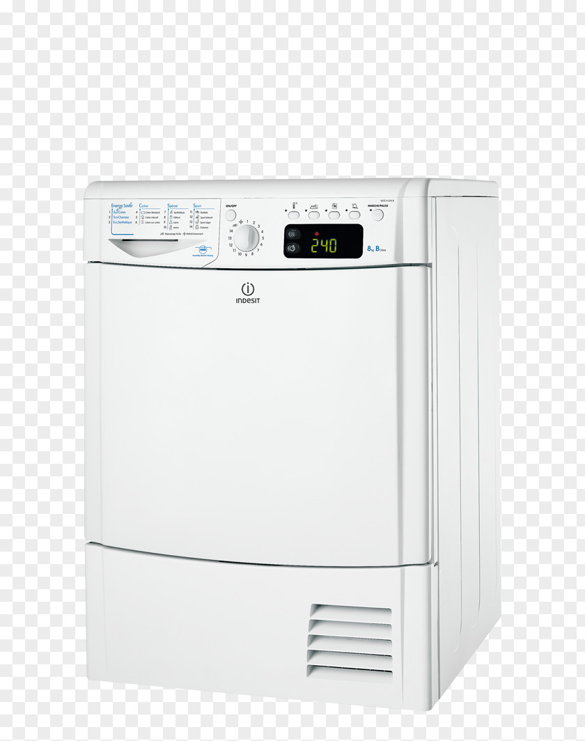 Destock Clothes Dryer INDESIT Indesit 6C13E5 Ecotime IDC 8T3 B Beko IDCL 85 H PNG