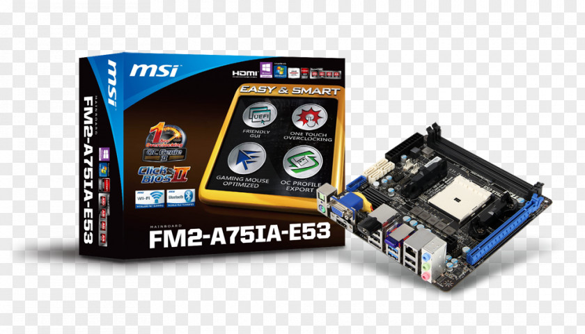Socket FM2 Motherboard Mini-ITX CPU MSI PNG