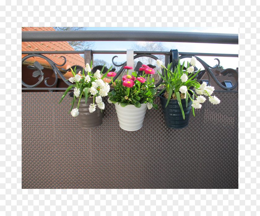 Balcony Flower Box Flowerpot Plant Artificial Vase PNG
