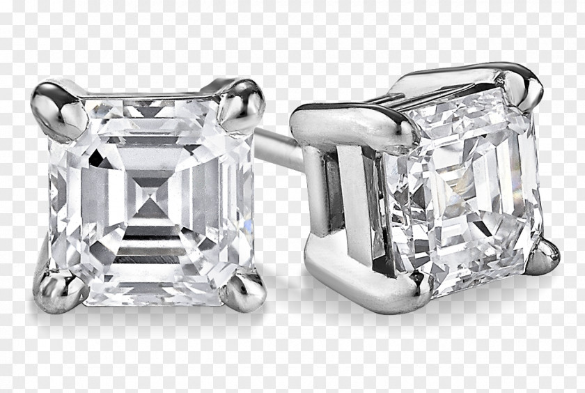 Diamon Earring Jewellery Diamond Cut Princess PNG