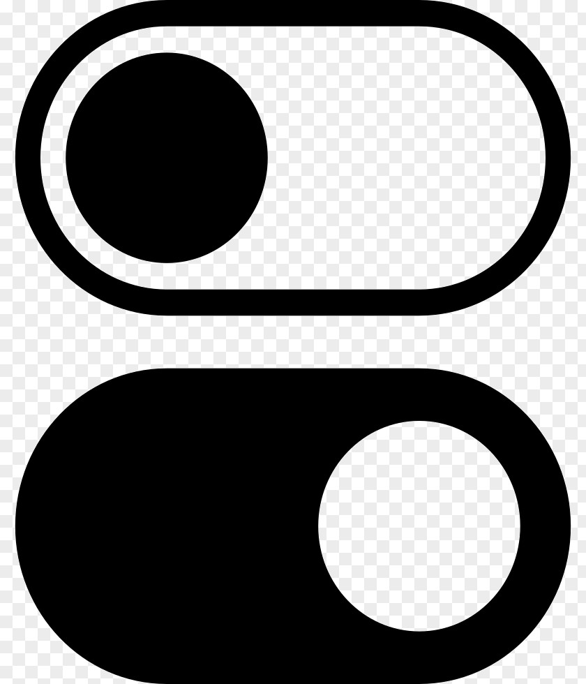 Blackandwhite Symbol Black Circle PNG