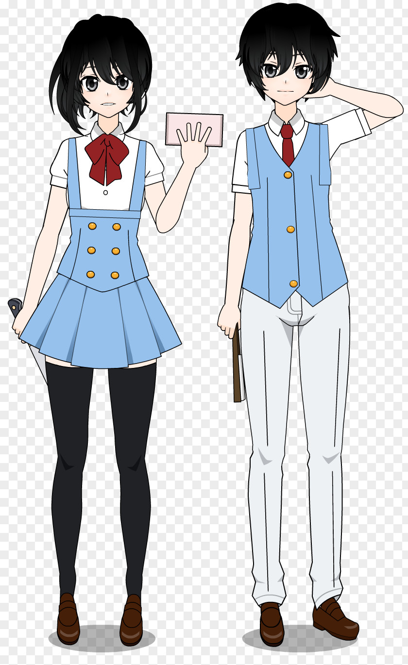 Notice Me Sempai DeviantArt Doll School Uniform Art Museum PNG