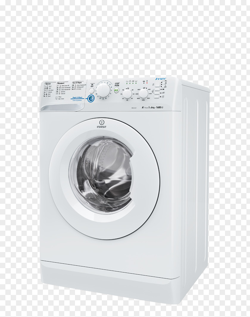 Washing Machine Machines Home Appliance Major Indesit Co. PNG