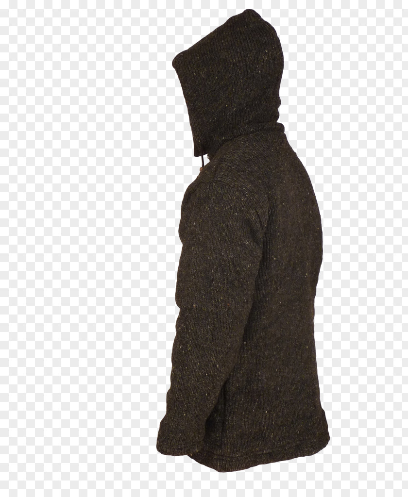 Black Fleece Jacket With Hood Polar Nepal Knitting Wool PNG
