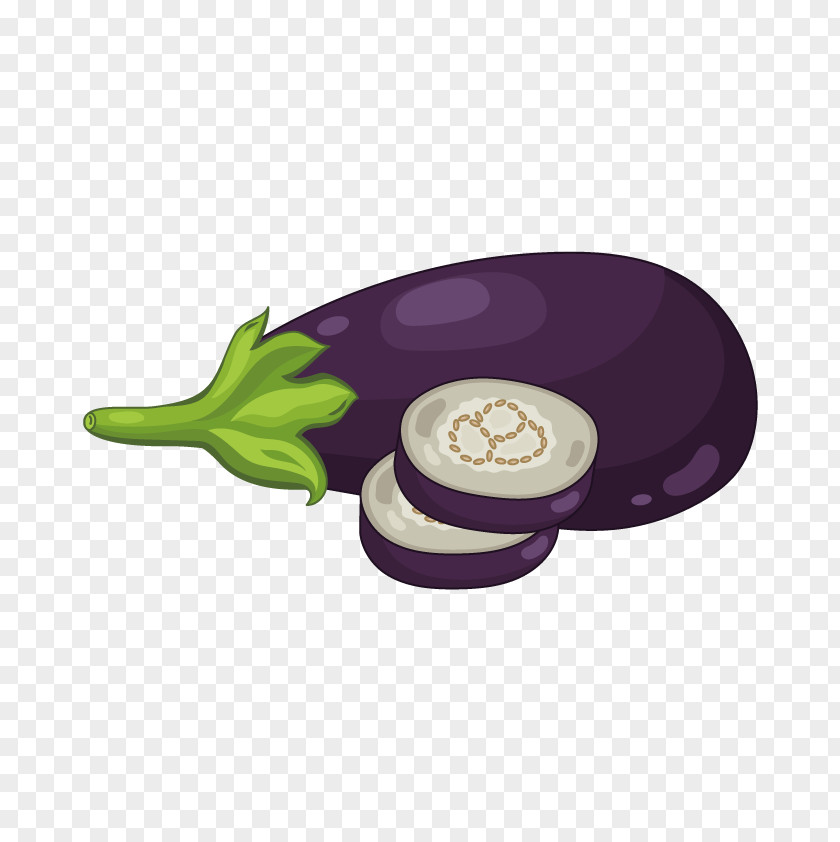 Cartoon Eggplant Jam Vegetable PNG