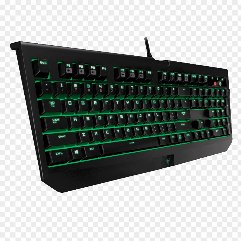 Computer Keyboard Razer BlackWidow Ultimate (2016) Stealth 2016 Gaming Keypad PNG
