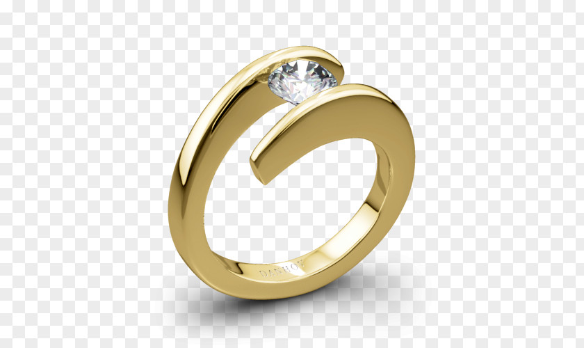 Couple Rings Engagement Ring Solitaire Tension Diamond PNG
