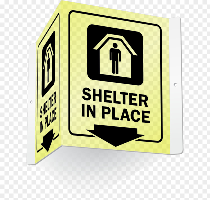 Earthquake Rescue Shelter In Place Emergency Management Sign PNG