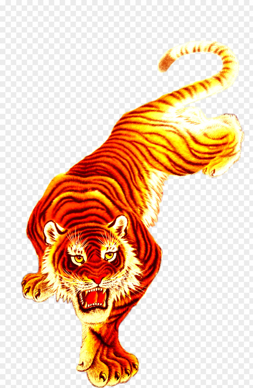 Orange Tiger PNG