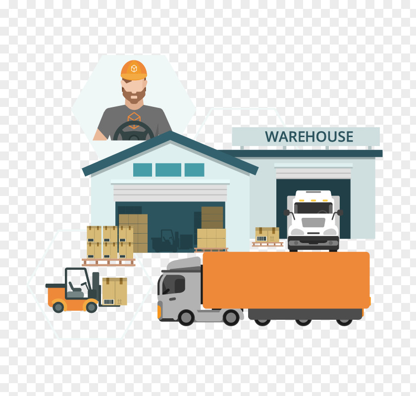 Warehouse Bonded Logistics Clip Art PNG