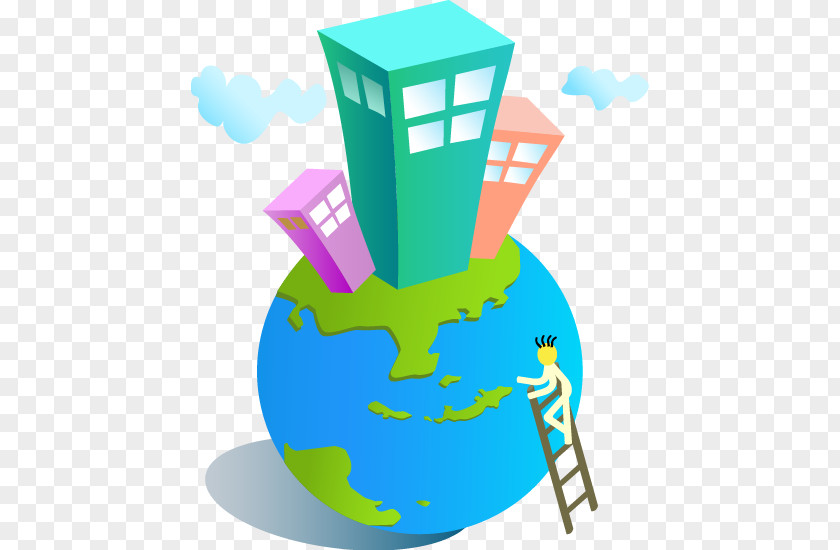 Earth House Illustration PNG
