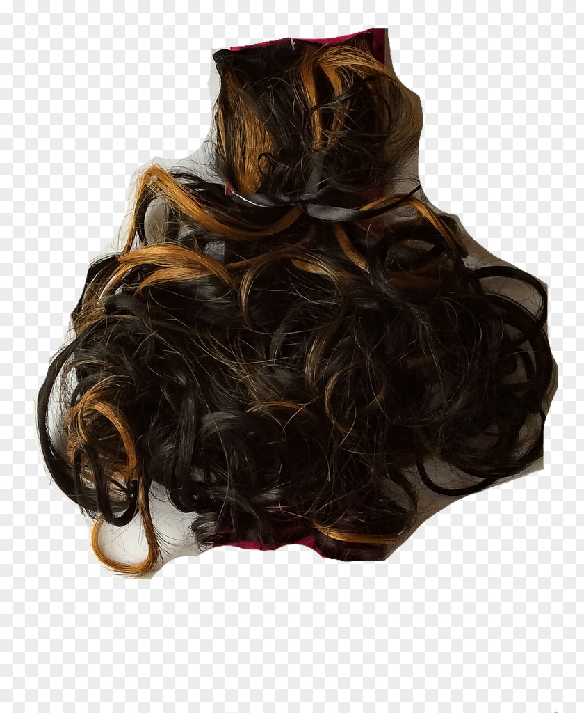 Hair Wig Brown Caramel Color PNG
