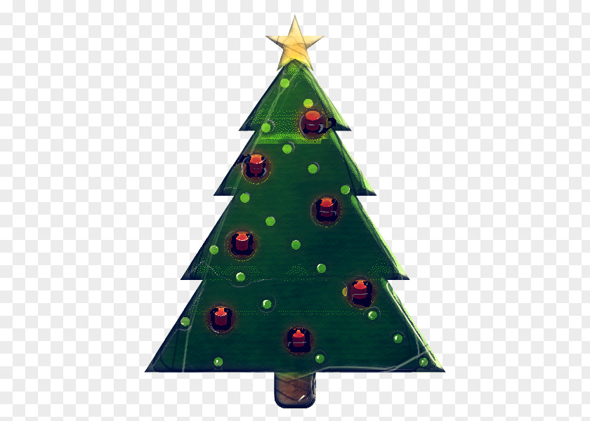 Ornament Christmas Lights And New Year Background PNG