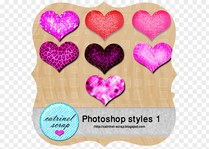 Photoshop Style Pink M PNG