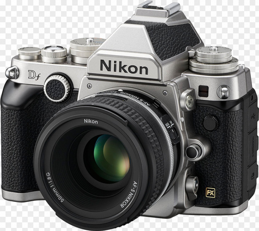 Camera Nikon Df Full-frame Digital SLR AF Nikkor 50 Mm F/1.8D PNG