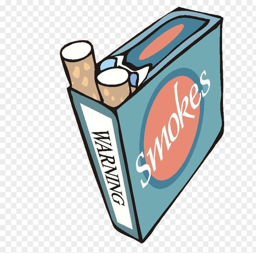 Cartoon Cigarette Boxes Tobacco Smoking Pack Clip Art PNG