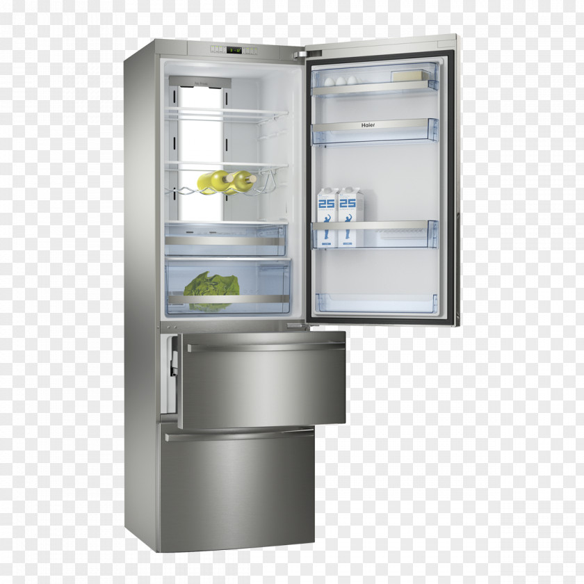 Fridge Refrigerator Haier Home Appliance Freezers Washing Machines PNG