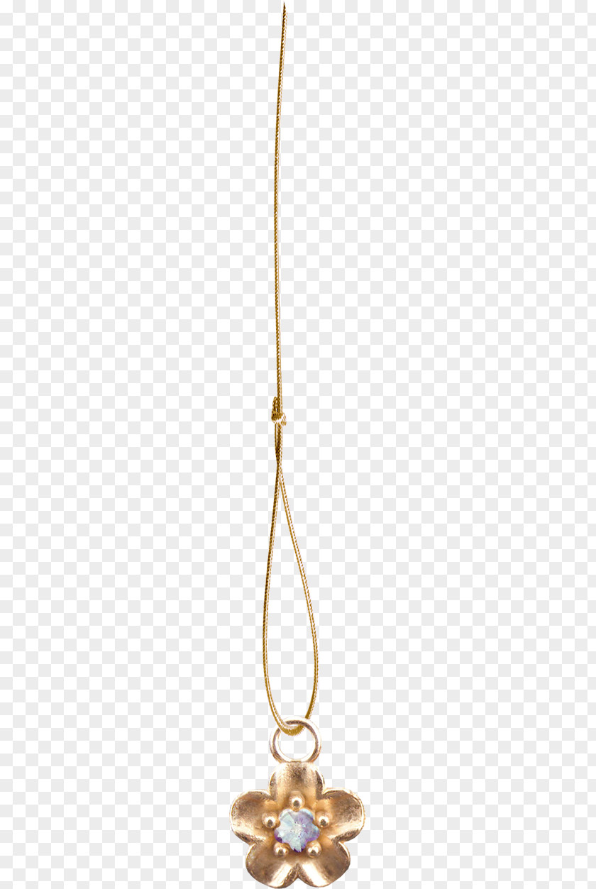 Gold Metal Flower Jewelry Rope Jewellery PNG
