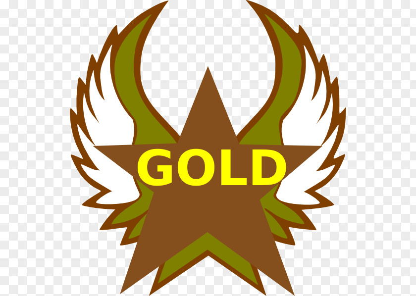 Gold Wings Clip Art Image Download PNG