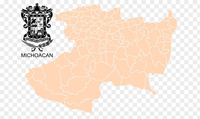 Map Escudo De Michoacán PNG