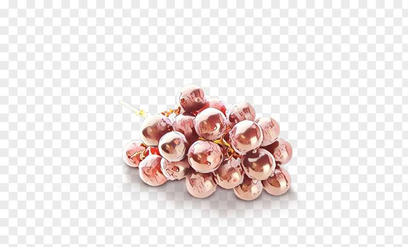 Peach Gemstone Grape Cartoon PNG