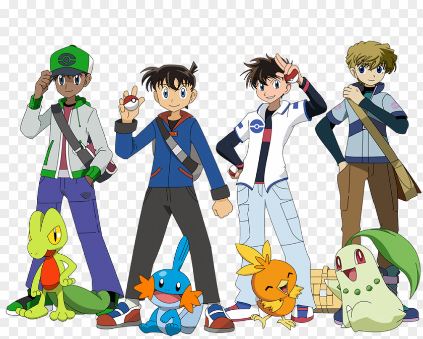 Pokémon X And Y Kaito Kuroba Saguru Hakuba Trainer PNG