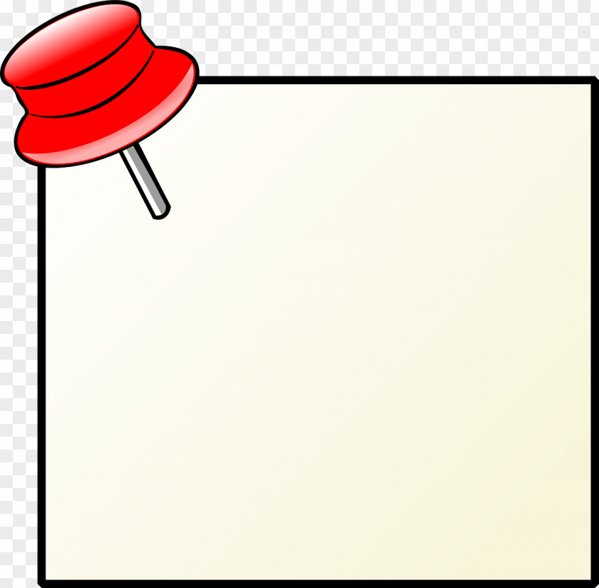 Pushpin Post-it Note Paper Clip Art PNG