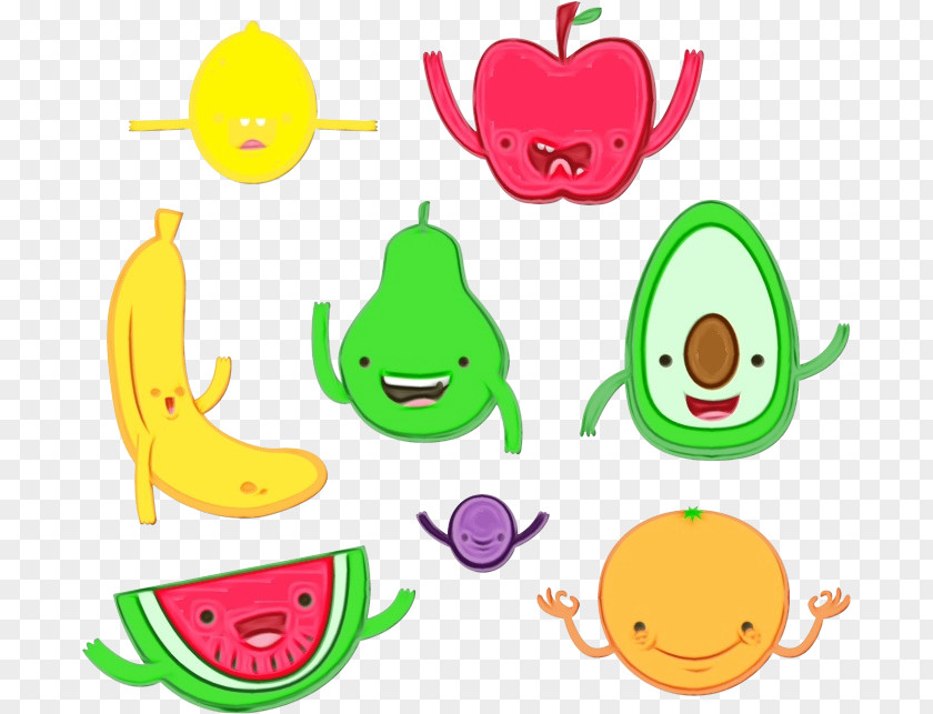 Vegetable Happy Emoticon PNG