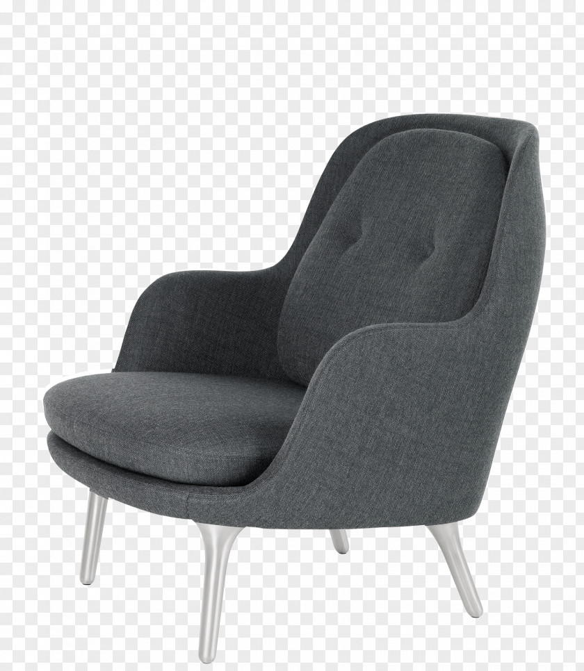 Graysimple Egg Eames Lounge Chair Model 3107 Wing Fritz Hansen PNG