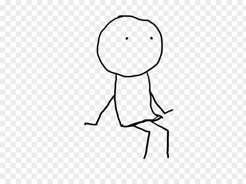 Stick Figure Drawing Thumb Sitting Eye PNG