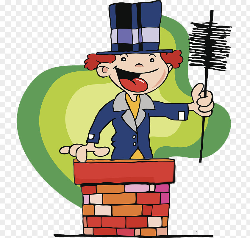 Clean The Chimney Boy Pull Through Comics Sweep Fireplace Canna Fumaria Drawing Illustration PNG