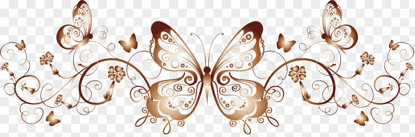 Elements Butterfly Black And White Clip Art PNG