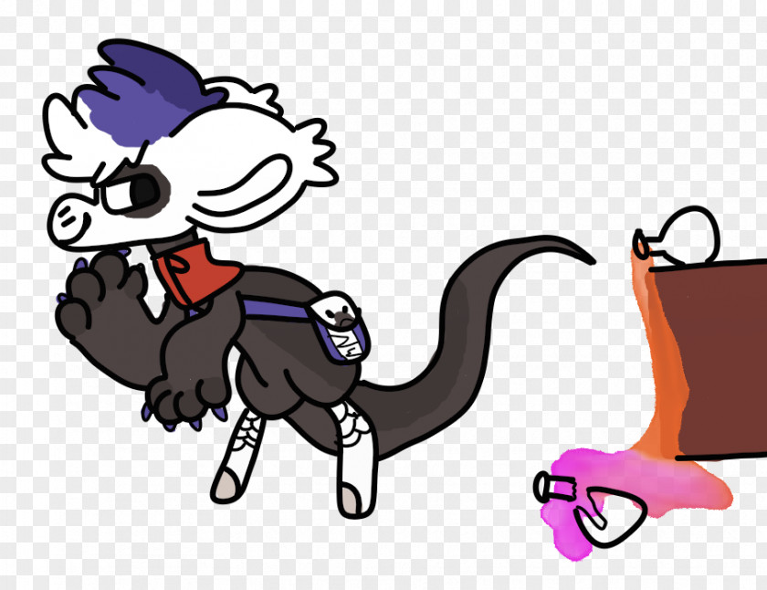 Knocked Over The Particles Cat Mammal Dog Horse PNG