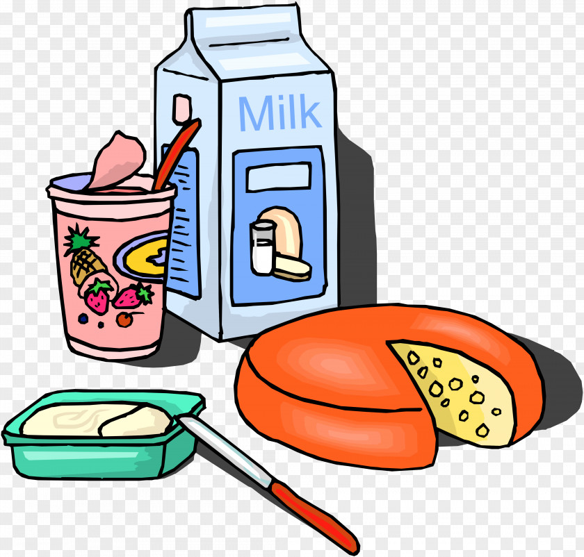 Milk Products Cattle Dairy Food And Cheese PNG