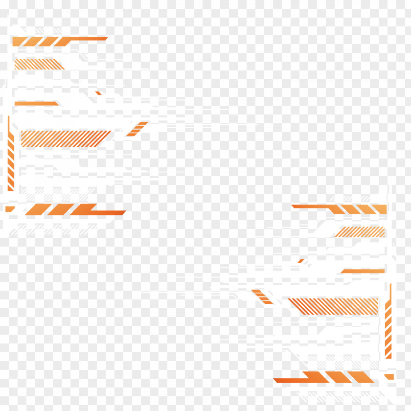 Yellow Technology Vector Brand Pattern PNG