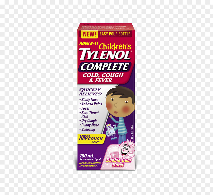 Fever Child Tylenol Acetaminophen Cough Common Cold PNG